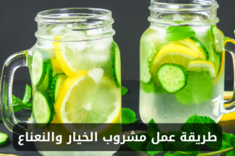 طريقة عمل الخيار والنعناع في المنزل